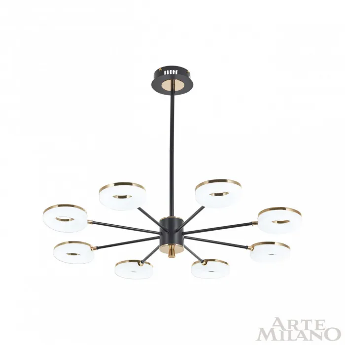 Люстра светодиодная Arte Milano Ferrara-72999 277499/8 BK/GD от ImperiumLoft