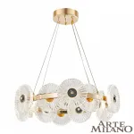 Подвесная люстра Arte Milano AM-3653 3653.D600.H800.LED G