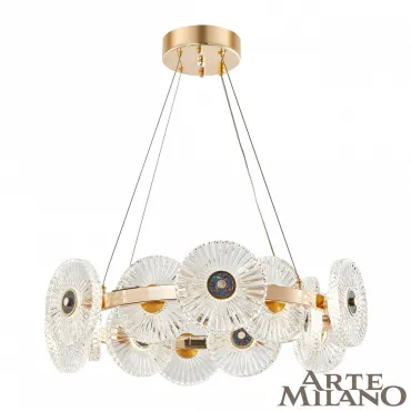 Подвесная люстра Arte Milano AM-3653 3653.D600.H800.LED G Подвесная люстра Arte Milano AM-3653 3653.D600.H800.LED G
