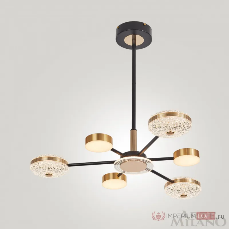 Люстра светодиодная Arte Milano Ferrara-72069 272069/6 BK/GD от ImperiumLoft