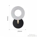 Бра светодиодный Arte Milano Ferrara-71399 271399/1B BK/GD