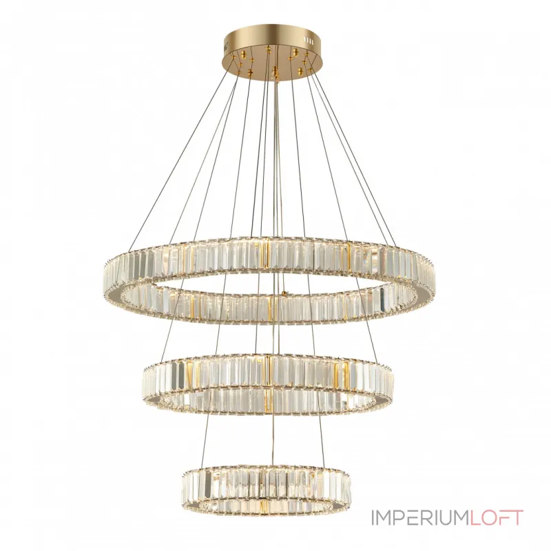 Подвесная люстра Arte Milano AM-9018 9018B.D800+600+400.H1350.LED G