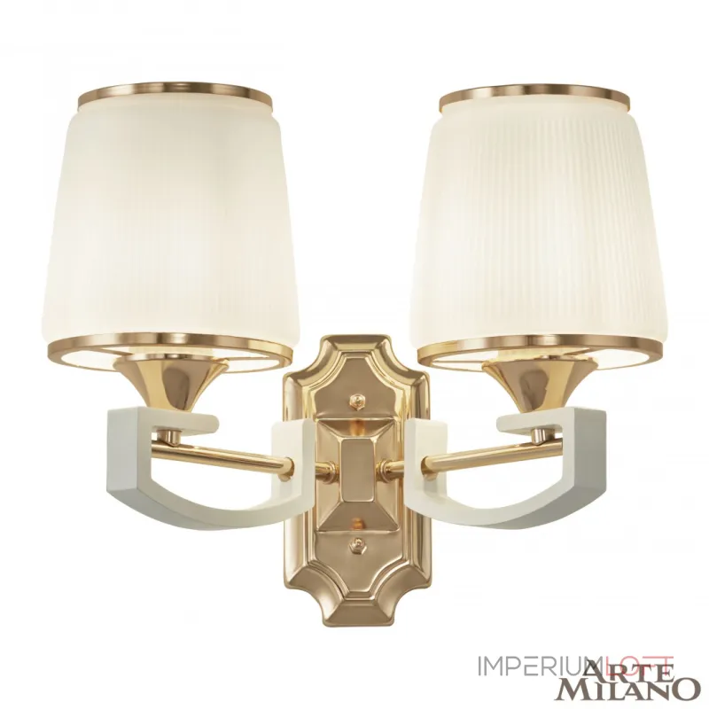 Бра Arte Milano Florentia-2457 302457/2W Wh/Gd