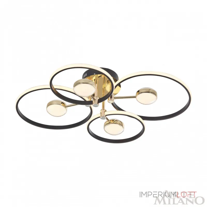 Светильник светодиодный Arte Milano Ferrara-76140 276140/4+4 BK/GD