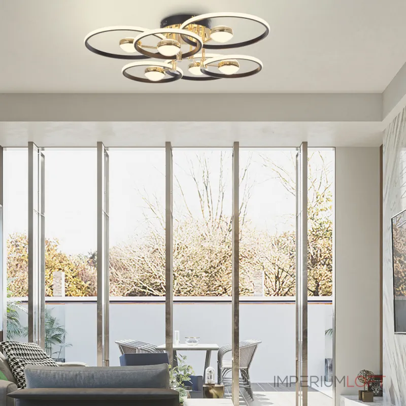 Светильник светодиодный Arte Milano Ferrara-76140 276140/6+6 BK/GD Светильник светодиодный Arte Milano Ferrara-76140 276140/6+6 BK/GD
