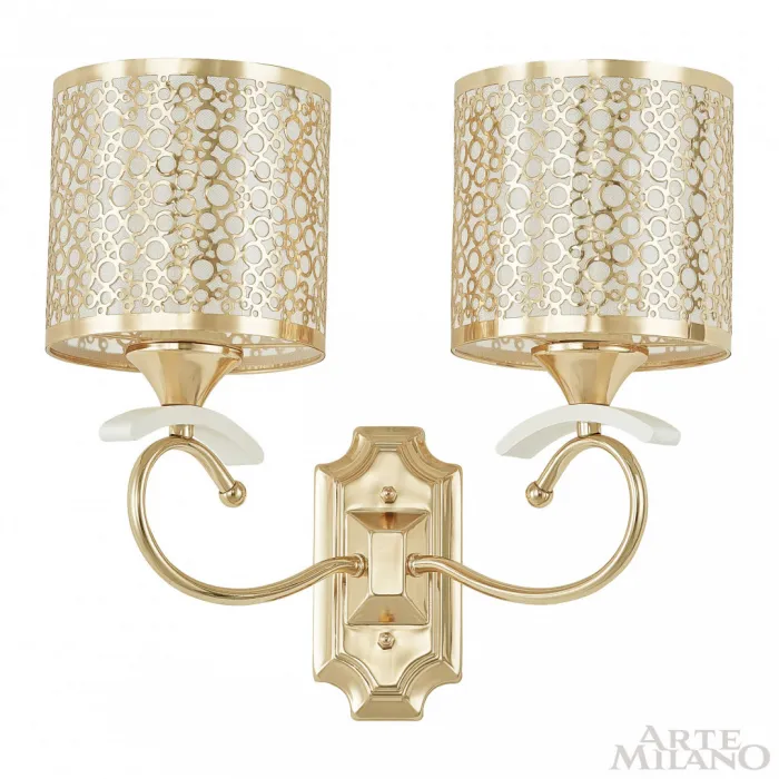 Бра Arte Milano Florentia-9787 309787/2W Wh/Gd от ImperiumLoft
