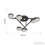 Светильник светодиодный Arte Milano Ferrara-71040 278599/6 BK