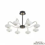 Люстра светодиодная Arte Milano Neapolis-73908 273908/8 BK/GD от ImperiumLoft