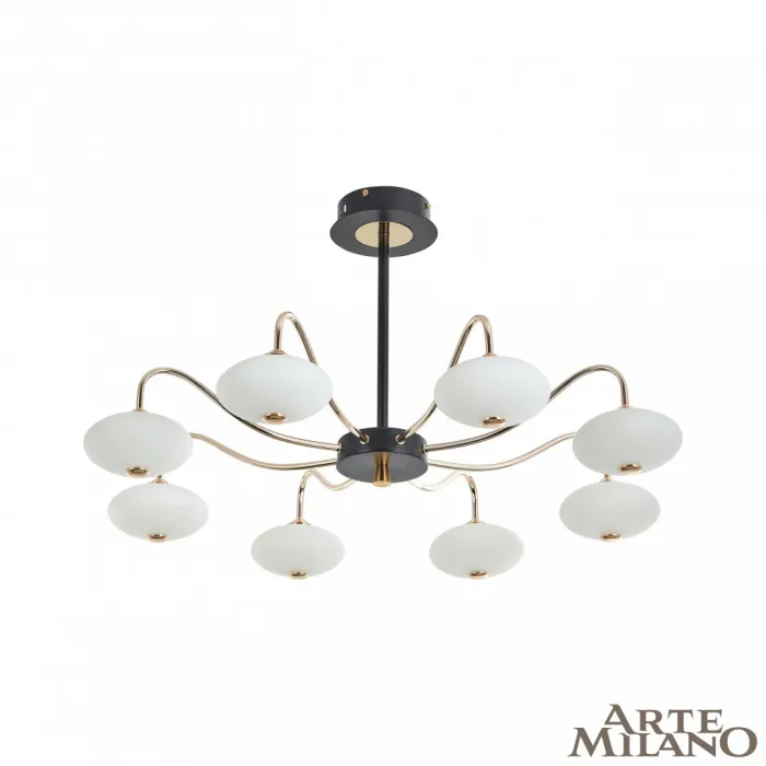 Люстра светодиодная Arte Milano Neapolis-73908 273908/8 BK/GD от ImperiumLoft
