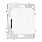 Выключатель трёхклавишный, 10AX 250V 205.30-3.white от ImperiumLoft