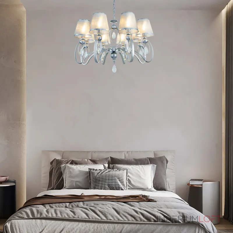 Подвесная люстра Arte Milano AM347203 347203/8 CR Подвесная люстра Arte Milano AM347203 347203/8 CR