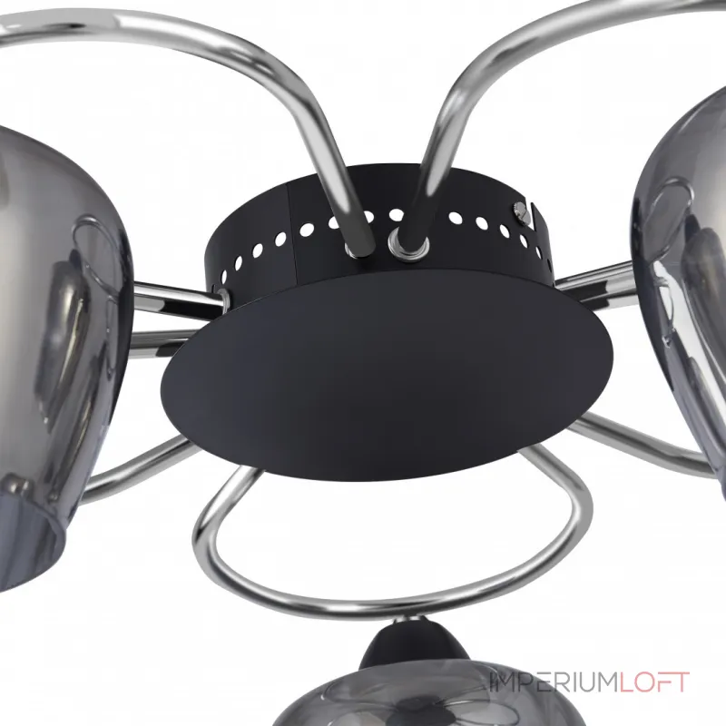 Потолочная люстра Arte Milano AMALFI-321508 321508/5 CR+BK