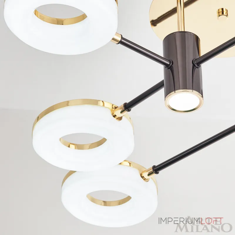 Светильник светодиодный Arte Milano Ferrara-71399 271399/6 BK/GD Светильник светодиодный Arte Milano Ferrara-71399 271399/6 BK/GD