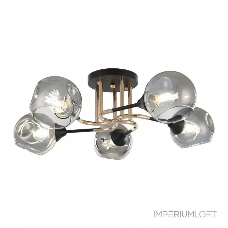 Потолочная люстра Arte Milano AMALFI-328419 328419/5 FG+BK