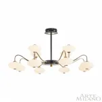 Люстра на штанге Arte Milano Neapolis-73908 273908/12 BK/GD