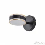 Бра светодиодный Arte Milano Ferrara-71040 277599/1B BK/GD