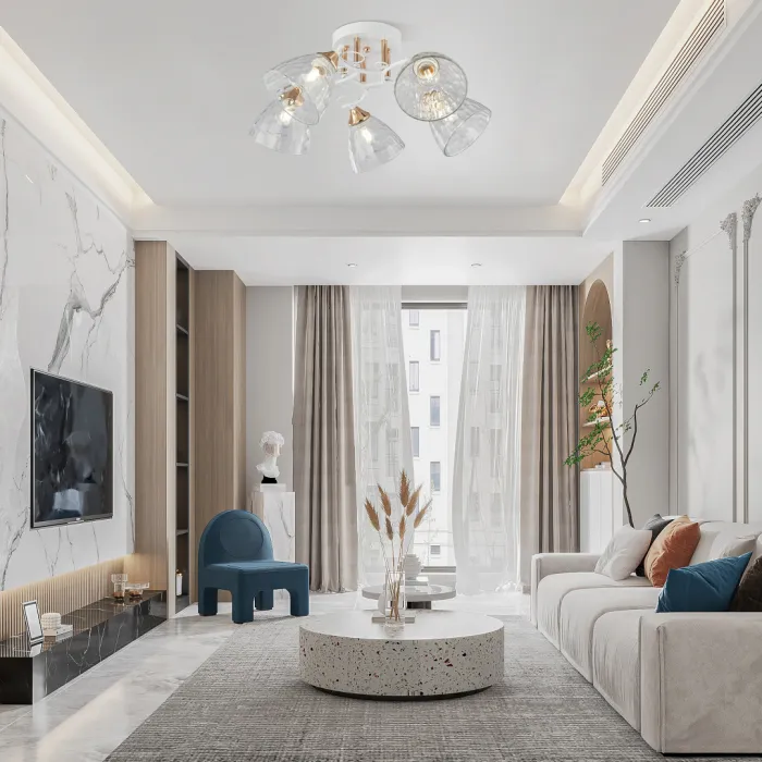 Люстра Arte Milano AMALFI-321395 321395/5A WH+FG от ImperiumLoft