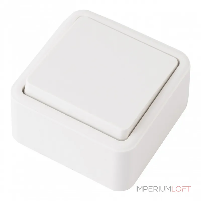Выключатель одноклавишный, 10AX 250V 310.30-1.white