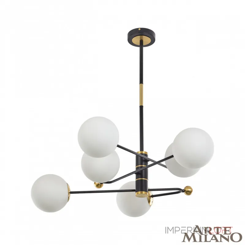 Люстра на штанге Arte Milano Neapolis-72708 272708/6 BK/GD
