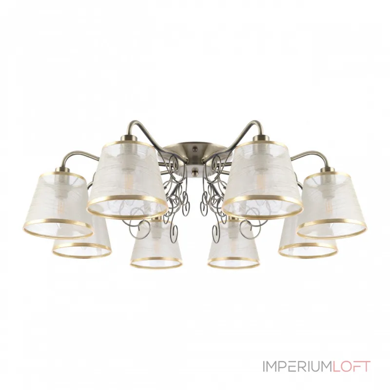 Потолочная люстра Arte Milano AM341120 341120/8 AB Потолочная люстра Arte Milano AM341120 341120/8 AB