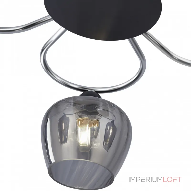 Потолочная люстра Arte Milano AMALFI-321508 321508/5 CR+BK