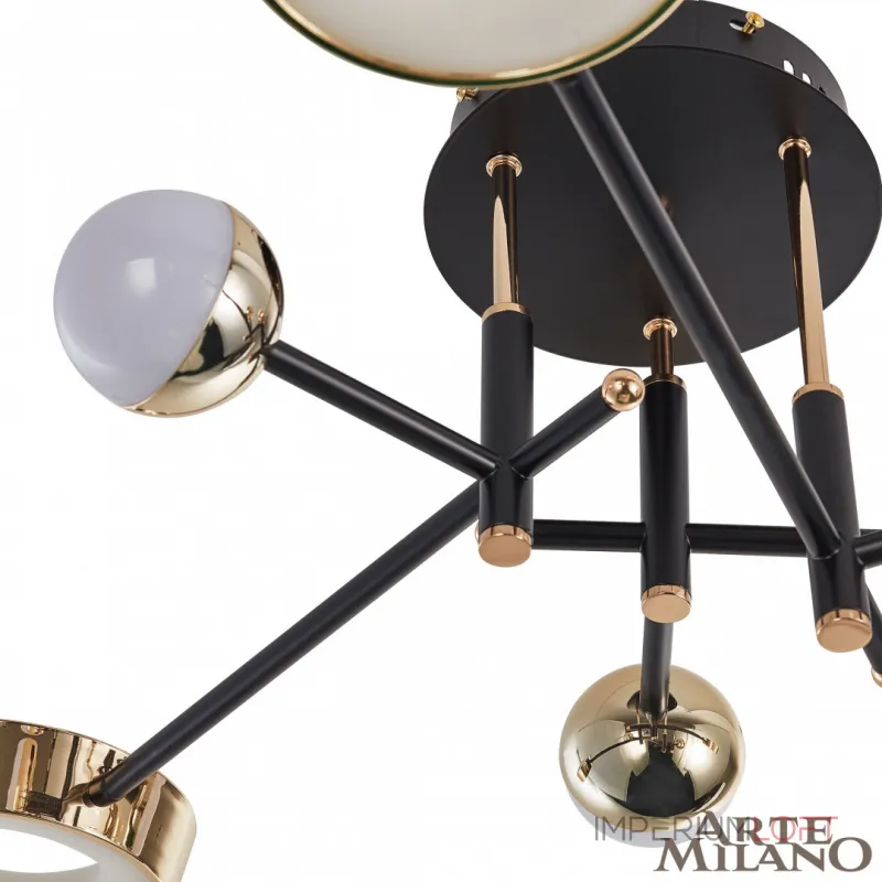 Светильник светодиодный Arte Milano Ferrara-73210 273299/6 BK/GD Светильник светодиодный Arte Milano Ferrara-73210 273299/6 BK/GD