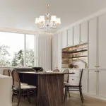 Подвесная люстра Arte Milano Florentia-1097 301097/6 Wh/Gd Подвесная люстра Arte Milano Florentia-1097 301097/6 Wh/Gd