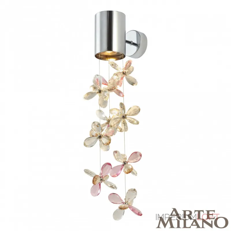 Настенный светильник светодиодный Arte Milano AM-11952B 11952B.D90.H600.LED Ni Настенный светильник светодиодный Arte Milano AM-11952B 11952B.D90.H600.LED Ni