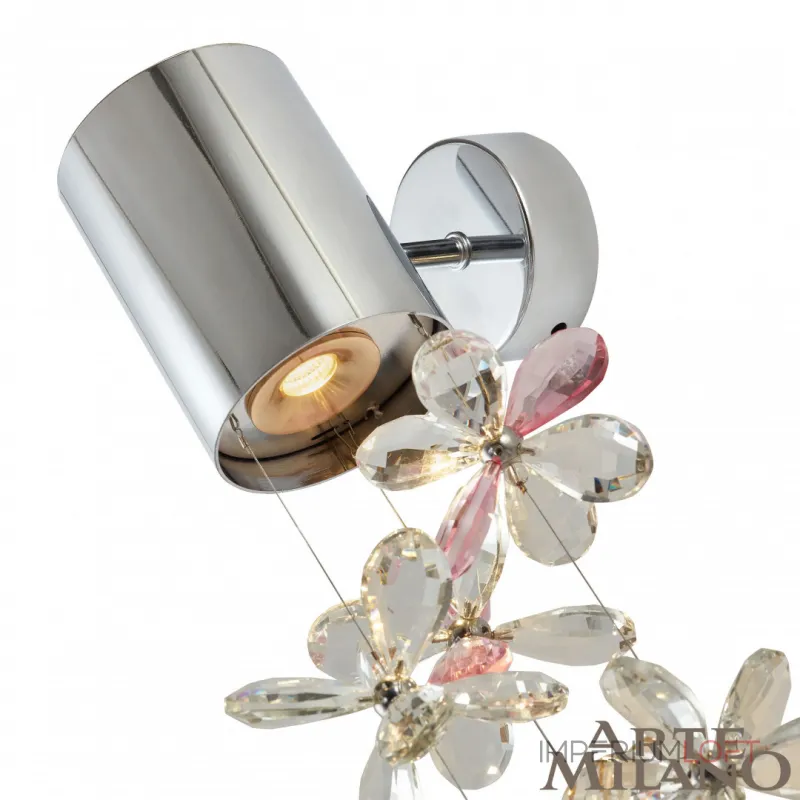 Настенный светильник светодиодный Arte Milano AM-11952B 11952B.D90.H600.LED Ni Настенный светильник светодиодный Arte Milano AM-11952B 11952B.D90.H600.LED Ni