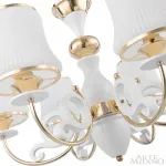 Подвесная люстра Arte Milano Florentia-1097 301097/6 Wh/Gd Подвесная люстра Arte Milano Florentia-1097 301097/6 Wh/Gd