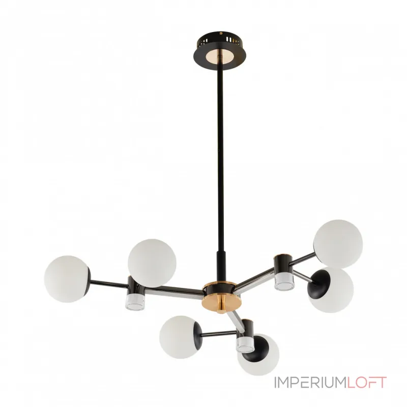 Светильник светодиодный Arte Milano Ferrara-71040 277010/6 BK/GD Светильник светодиодный Arte Milano Ferrara-71040 277010/6 BK/GD