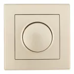 Комплект - диммер 500W с рамкой однопостовой Arte Milano SET06-1-48-1 shampan