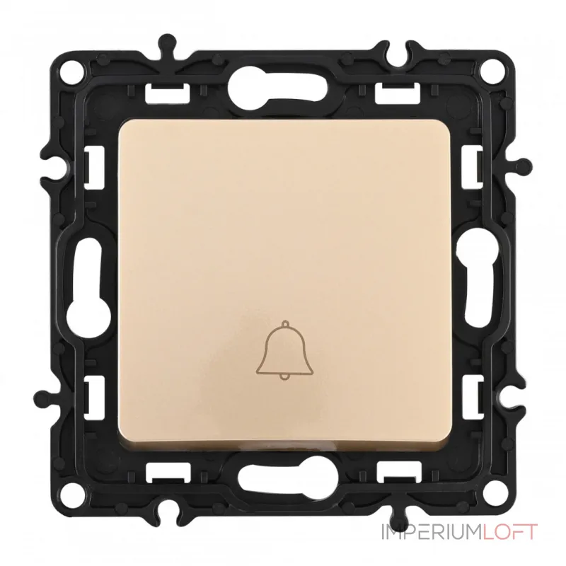 Кнопка дверного звонка, 10A 250V 217.36-1.shampan от ImperiumLoft