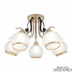 Потолочная люстра Arte Milano AMALFI-323306 323306/5 FG+BK