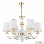 Подвесная люстра Arte Milano Florentia-1097 301097/6 Wh/Gd Подвесная люстра Arte Milano Florentia-1097 301097/6 Wh/Gd