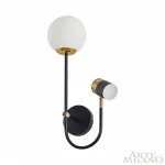 Бра Arte Milano Ferrara-71040 274802/1+1B BK/GD