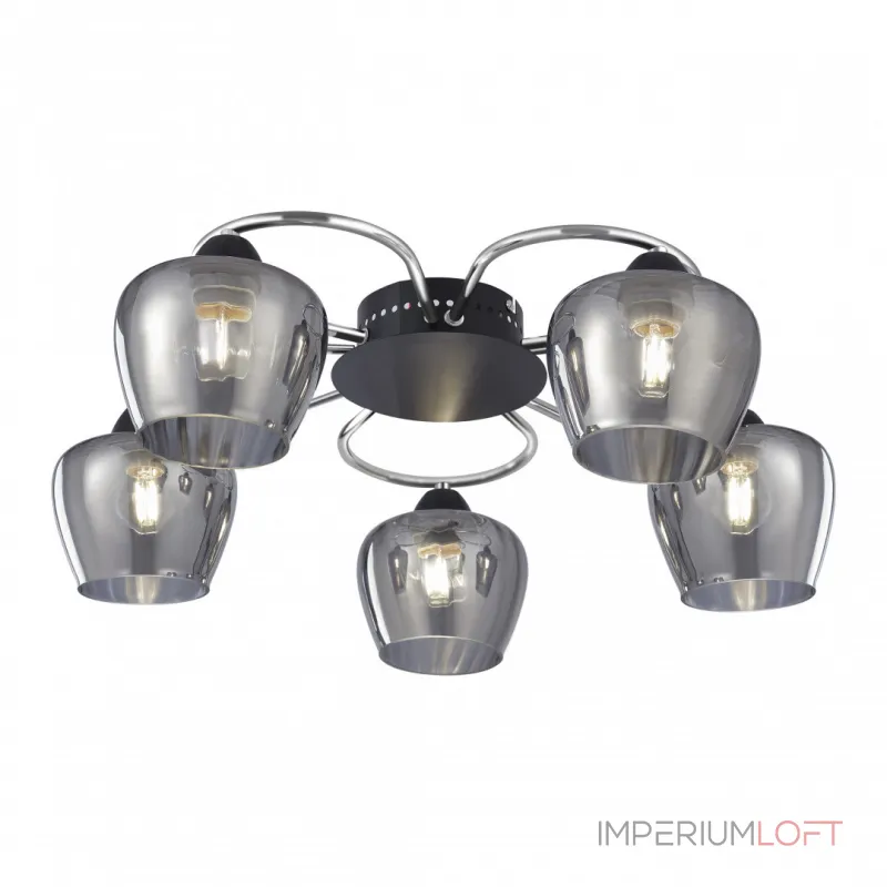 Потолочная люстра Arte Milano AMALFI-321508 321508/5 CR+BK