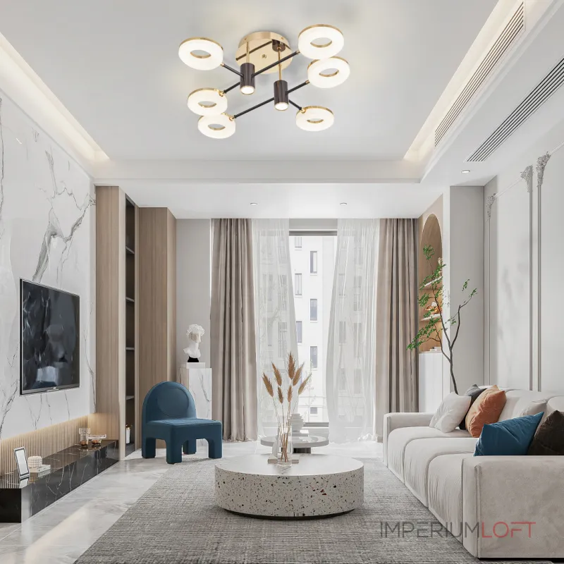 Светильник светодиодный Arte Milano Ferrara-71399 271399/6 BK/GD Светильник светодиодный Arte Milano Ferrara-71399 271399/6 BK/GD