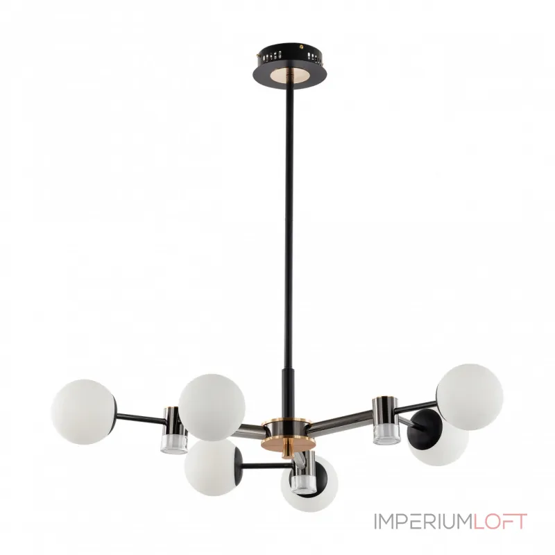 Светильник светодиодный Arte Milano Ferrara-71040 277010/6 BK/GD Светильник светодиодный Arte Milano Ferrara-71040 277010/6 BK/GD