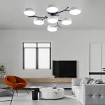Светильник светодиодный Arte Milano Ferrara 256606/6+1 Bk/Wh
