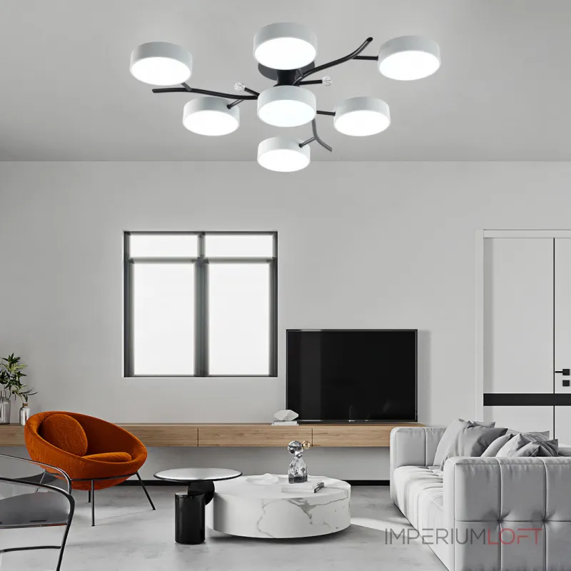 Светильник светодиодный Arte Milano Ferrara 256606/6+1 Bk/Wh