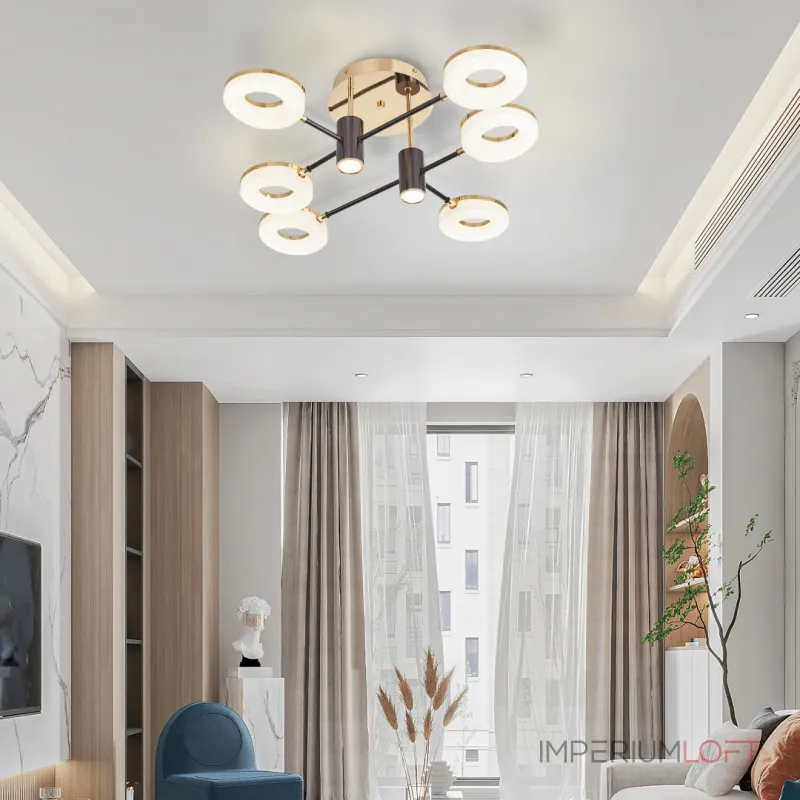 Светильник светодиодный Arte Milano Ferrara-71399 271399/6 BK/GD Светильник светодиодный Arte Milano Ferrara-71399 271399/6 BK/GD