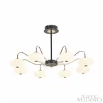 Люстра светодиодная Arte Milano Neapolis-73908 273908/8 BK/GD от ImperiumLoft