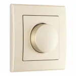 Комплект - диммер 500W с рамкой однопостовой Arte Milano SET06-1-48-1 shampan