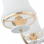 Подвесная люстра Arte Milano Florentia-1097 301097/6 Wh/Gd Подвесная люстра Arte Milano Florentia-1097 301097/6 Wh/Gd