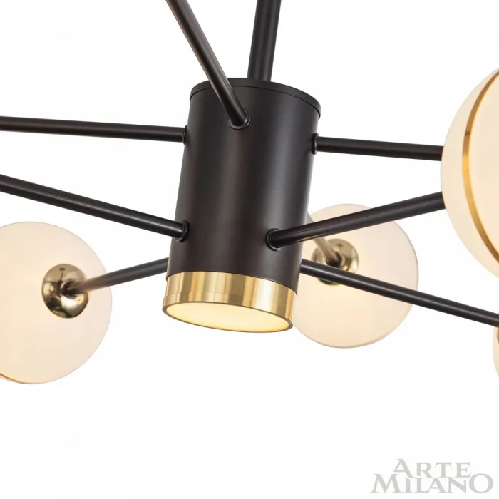 Люстра светодиодная Arte Milano Ferrara-72069 272069/8 BK от ImperiumLoft