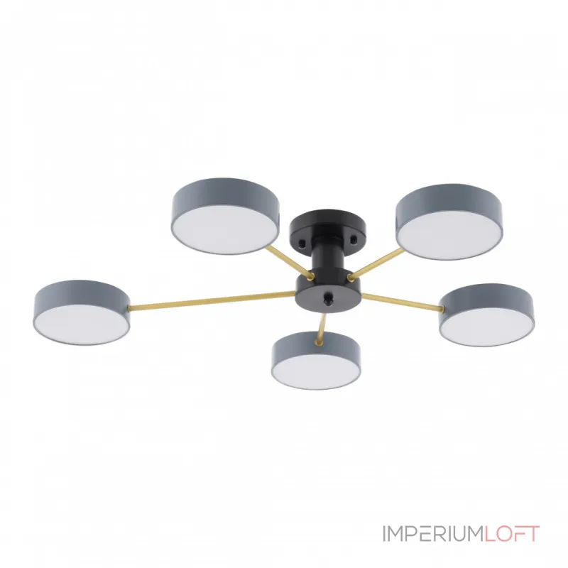 Светильник светодиодный Arte Milano Ferrara 252006/5 Bk/Gr