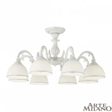 Потолочная люстра Arte Milano AM346410 346410/8 WT+SL