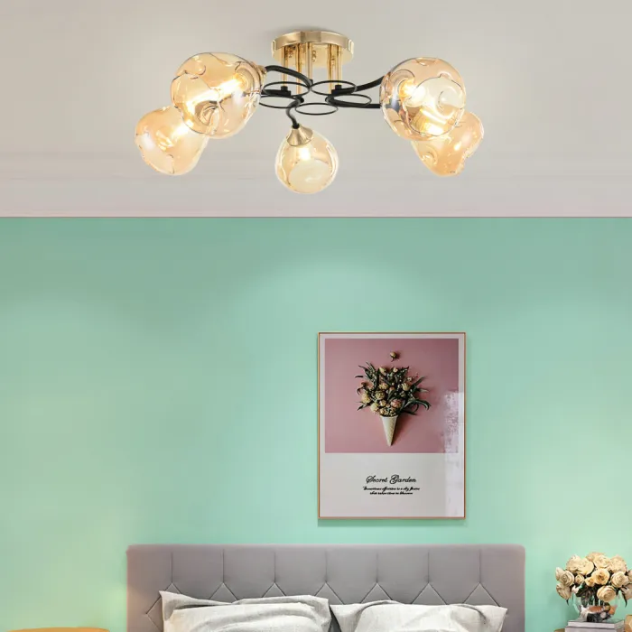 Люстра Arte Milano AMALFI-324106 324106/5 FG+BK от ImperiumLoft
