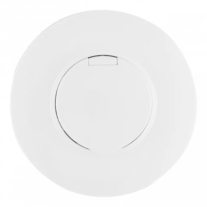 Розетка круглая с заземлением и шторками Arte Milano SET08-1-41-1 white от ImperiumLoft